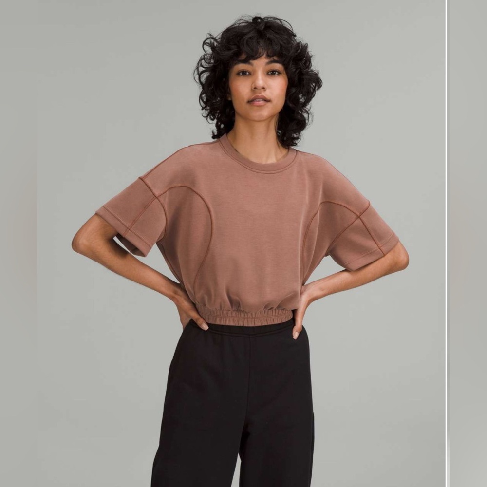 lululemon athletica Brown Crop Top
